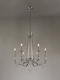IL31743  Armand Pendant 6 Light Polished Chrome